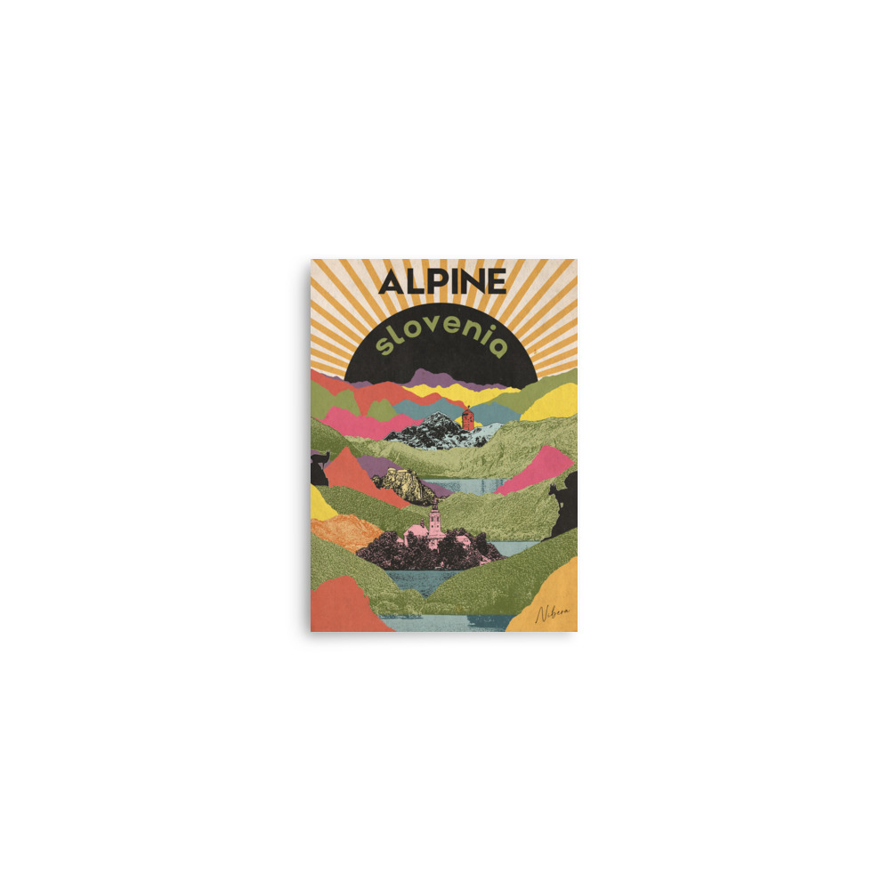 Retro Travel Poster - Alpine Slovenia - Image 10