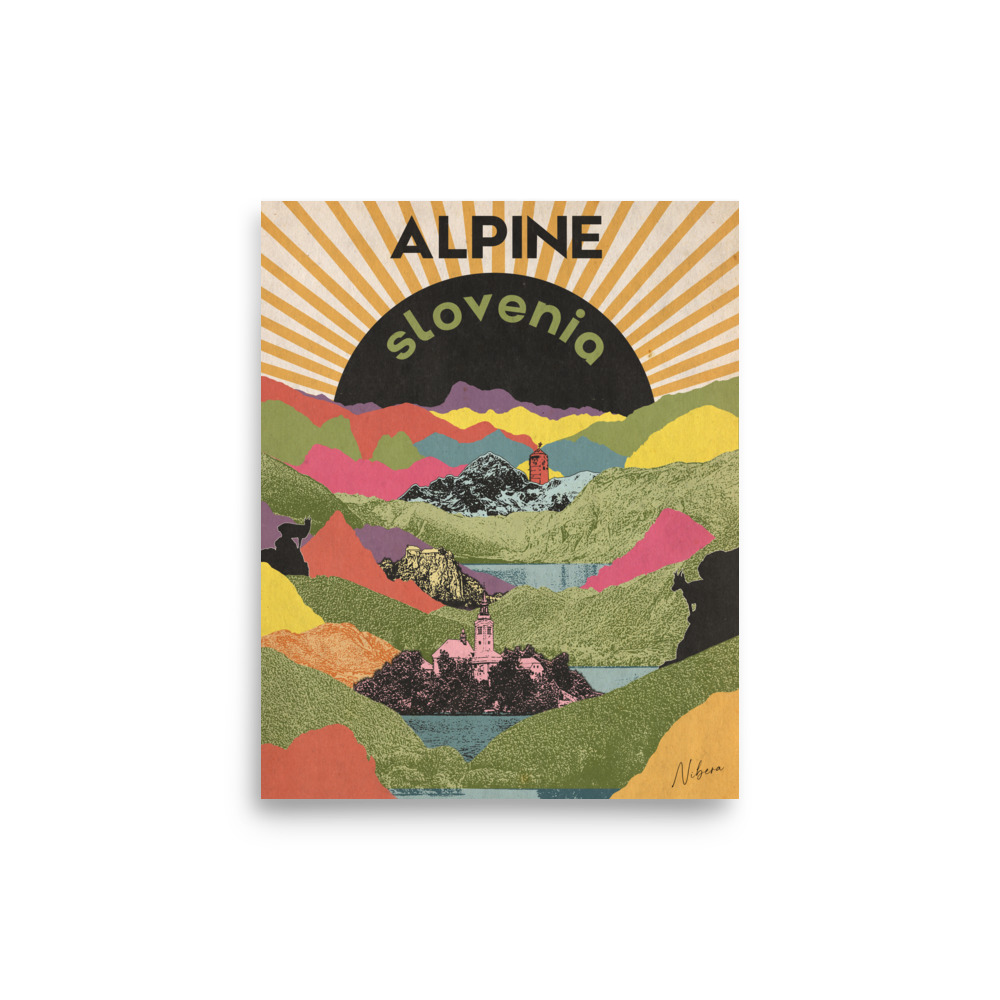 Retro Travel Poster - Alpine Slovenia - Image 11