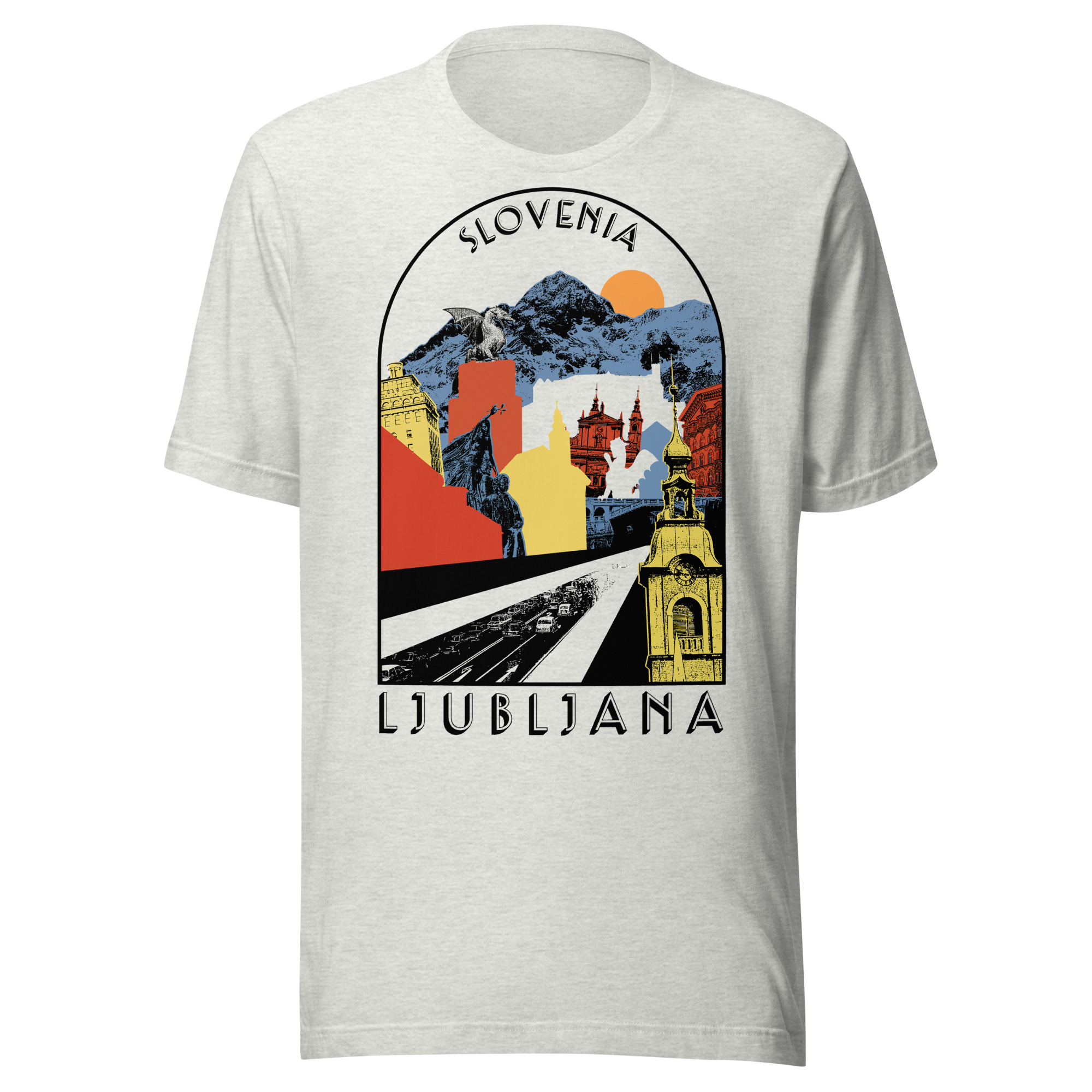 Retro Ljubljana – Slovenia 100% cotton t-shirt - Image 6