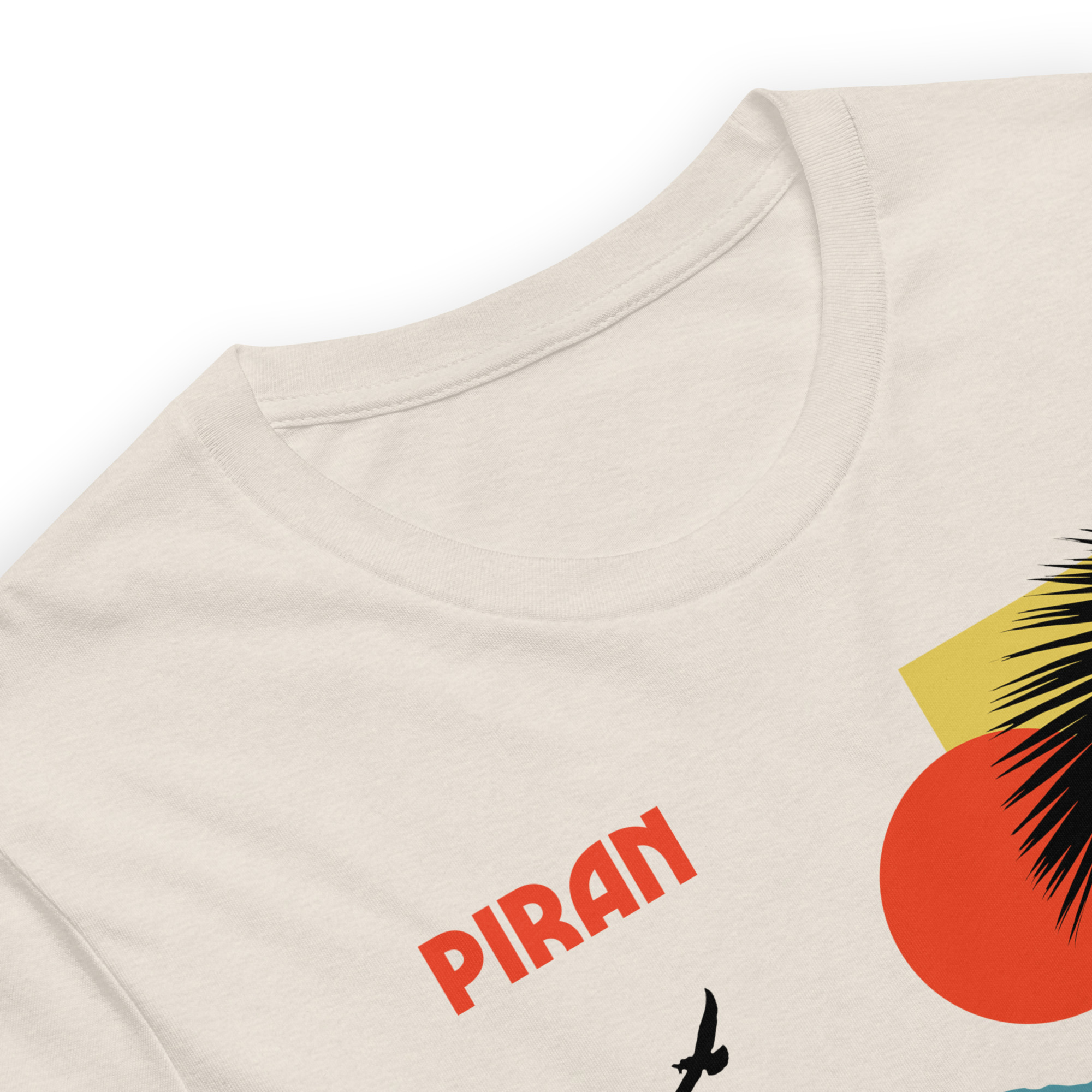 Retro Piran - Slovenia 100% cotton t-shirt - Image 2