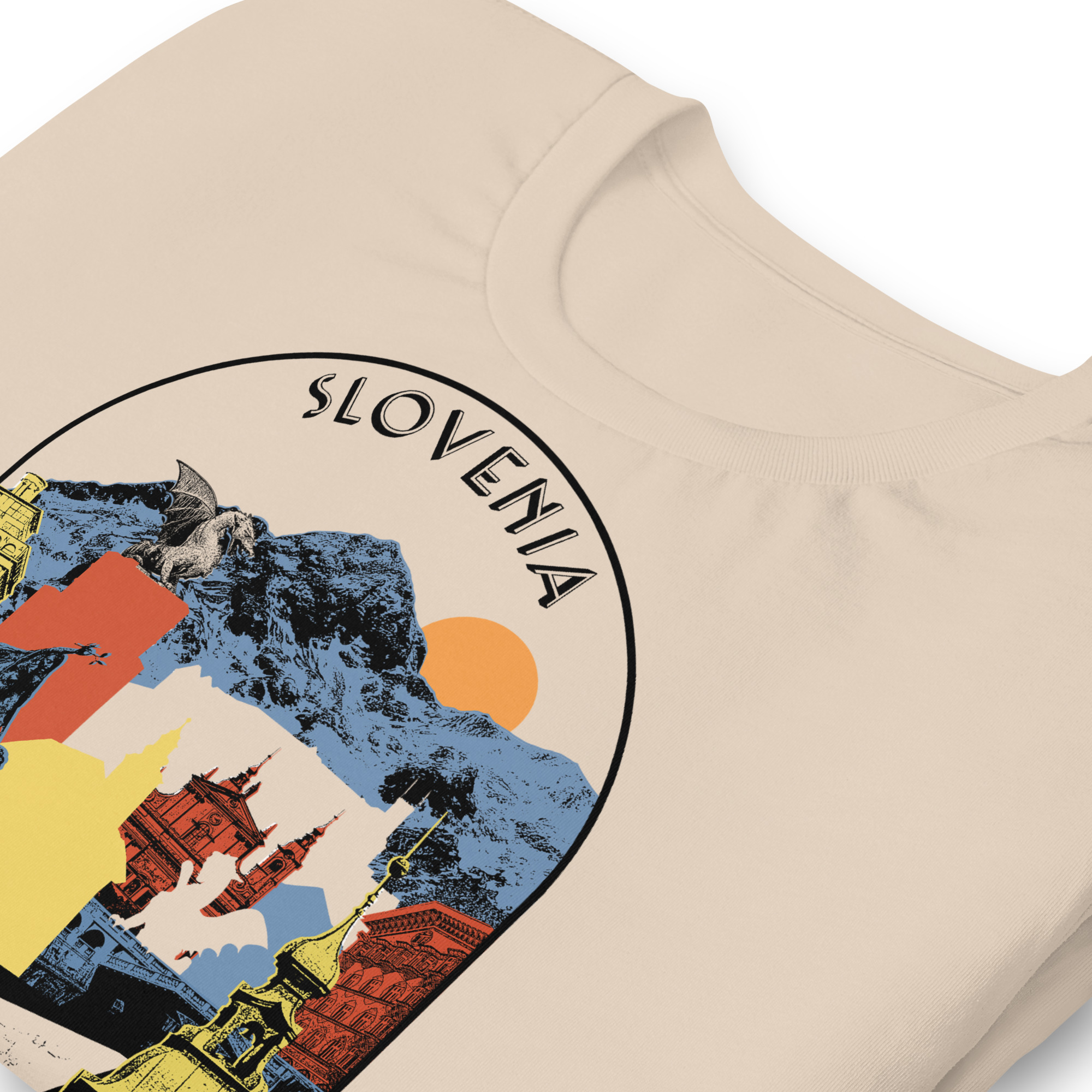 Retro Ljubljana – Slovenia 100% cotton t-shirt - Image 3