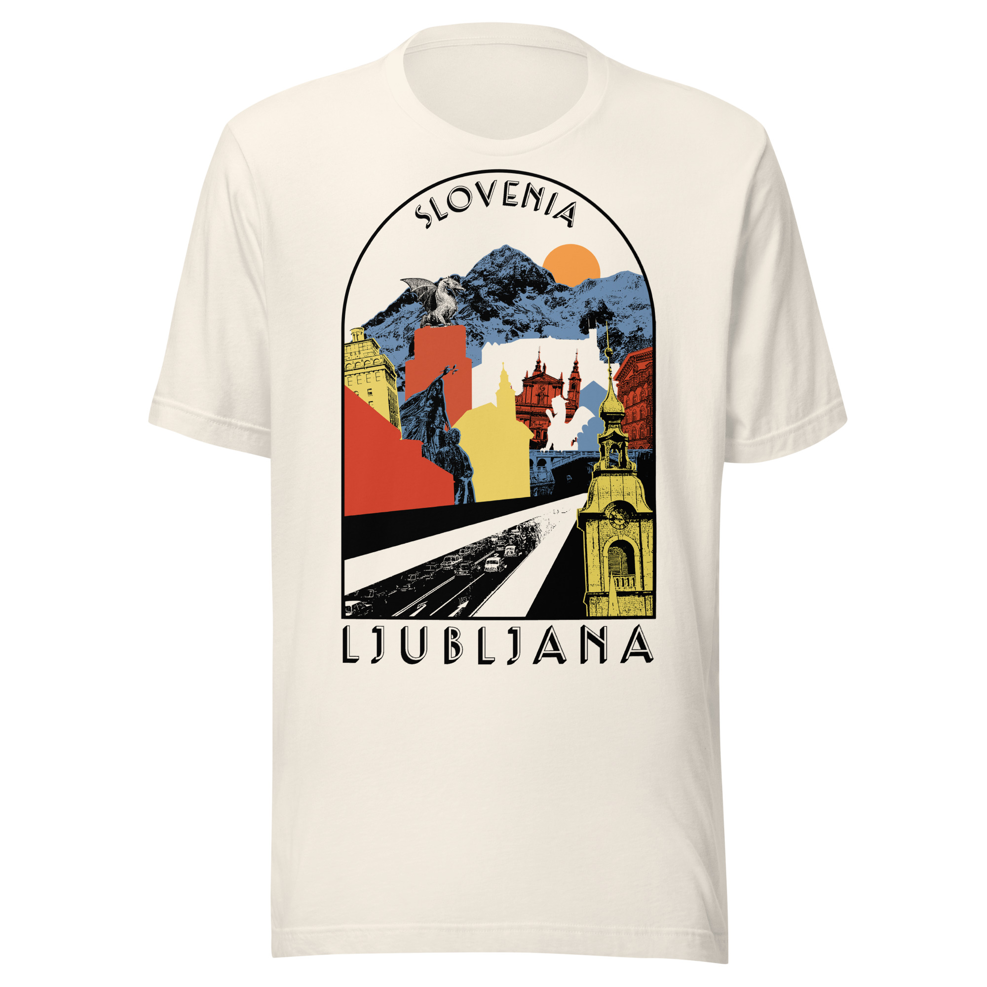 Retro Ljubljana – Slovenia 100% cotton t-shirt - Image 7