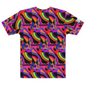 Abstract Geometric Unisex Rave Graphic 96% Cotton T-shirt