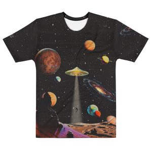 Retro-Futuristic Sci-Fi Unisex Graphic Cotton T-shirt