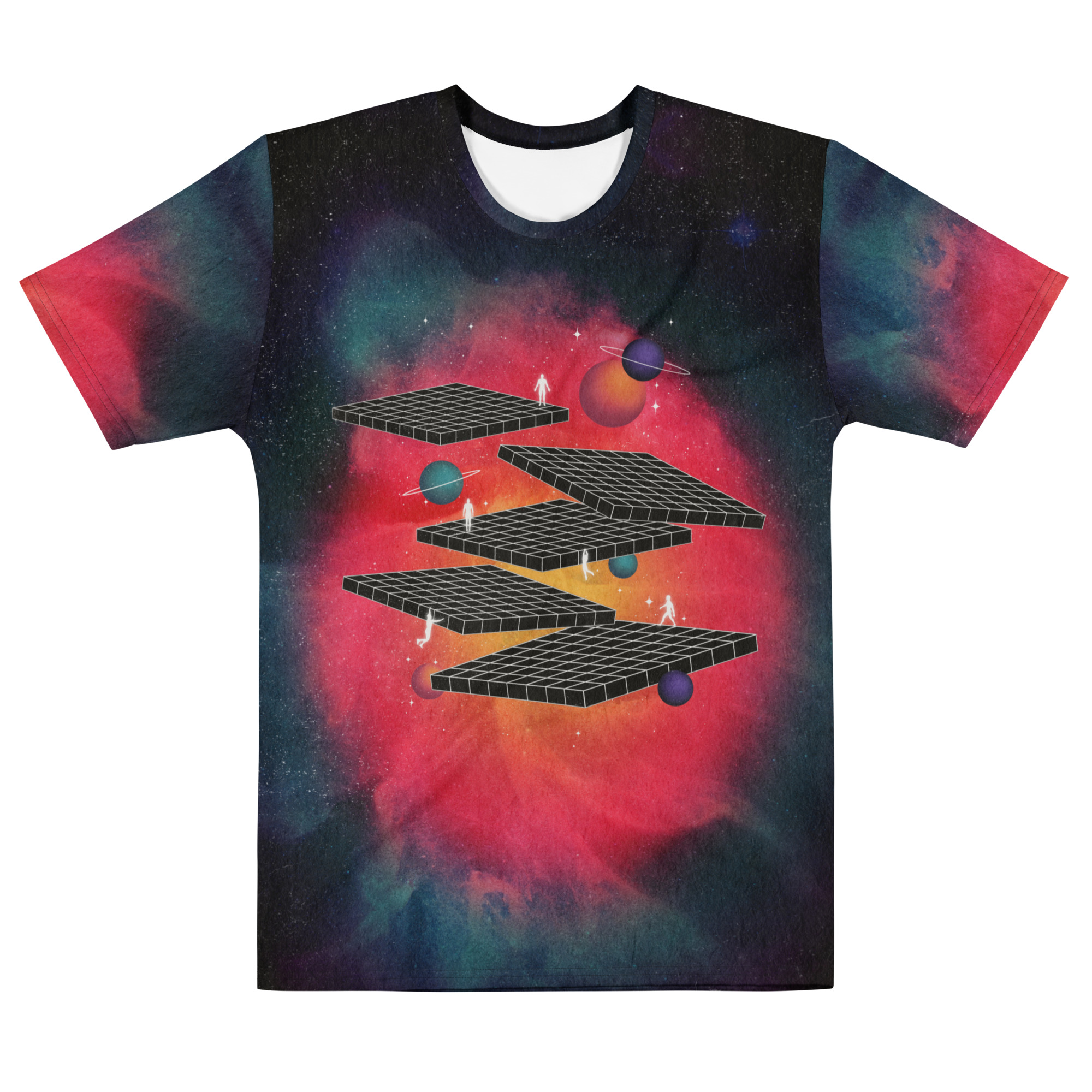 Retro Futuristic Unisex Graphic Cotton t-shirt