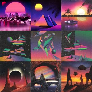 Cover Artwork Bundle - SYNTHWAVE PACK